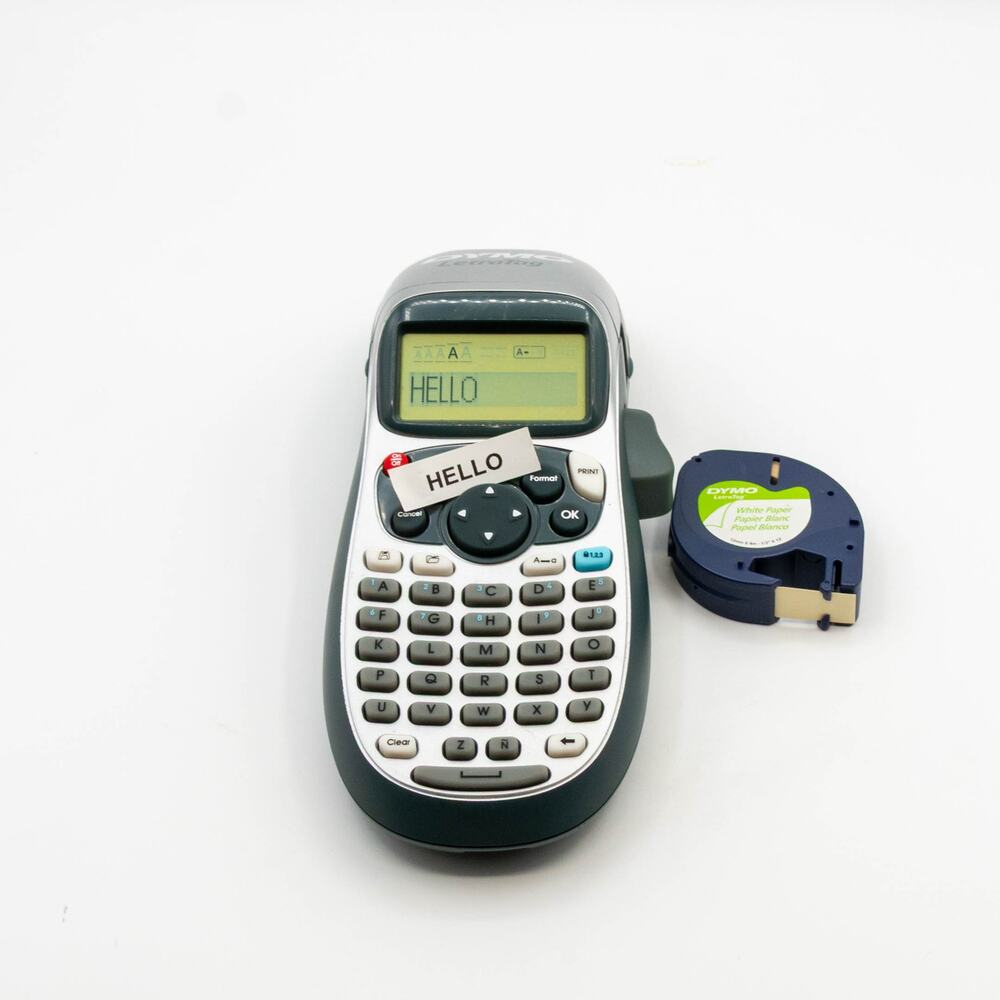 DYMO LetraTag LT-100H Handheld Label Maker Portable Personal Printer Works